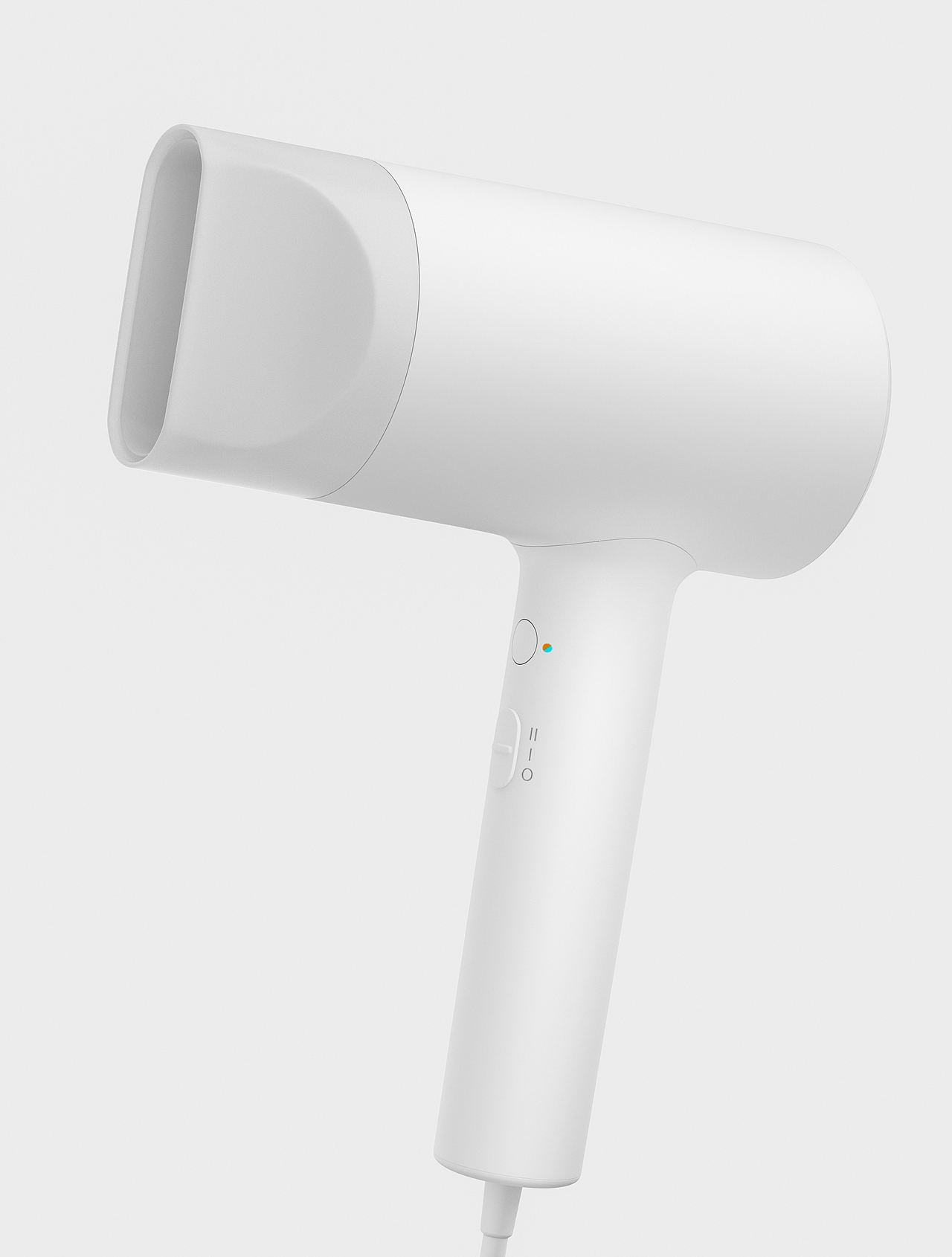 吹风机白色产品建模+渲染练习