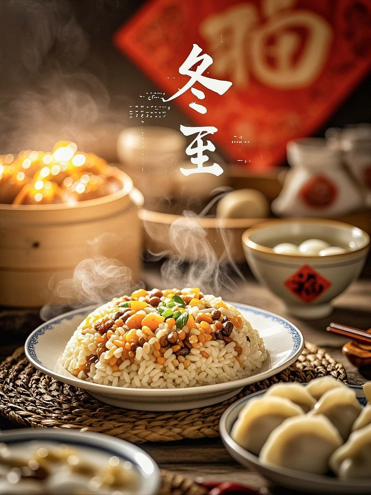 冬至,饺子汤圆糯米饭大赏