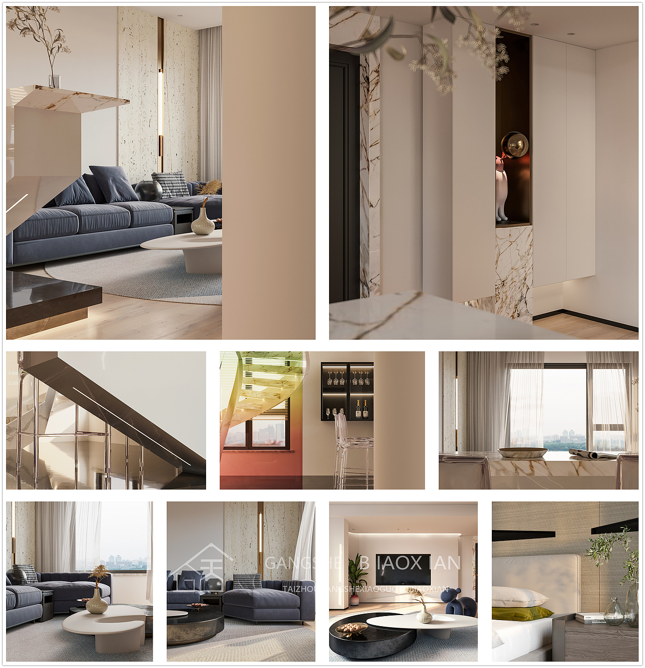 现代客餐厅 · 效果图作品