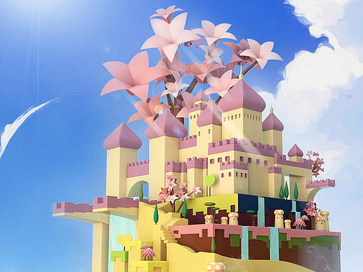 【C4D】練習(xí)（個人主頁-ZNDE0Mjk0NjA=） - 其他三維 - 站酷設(shè)計師HRong18原創(chuàng)素材 - 站酷ZCOOL