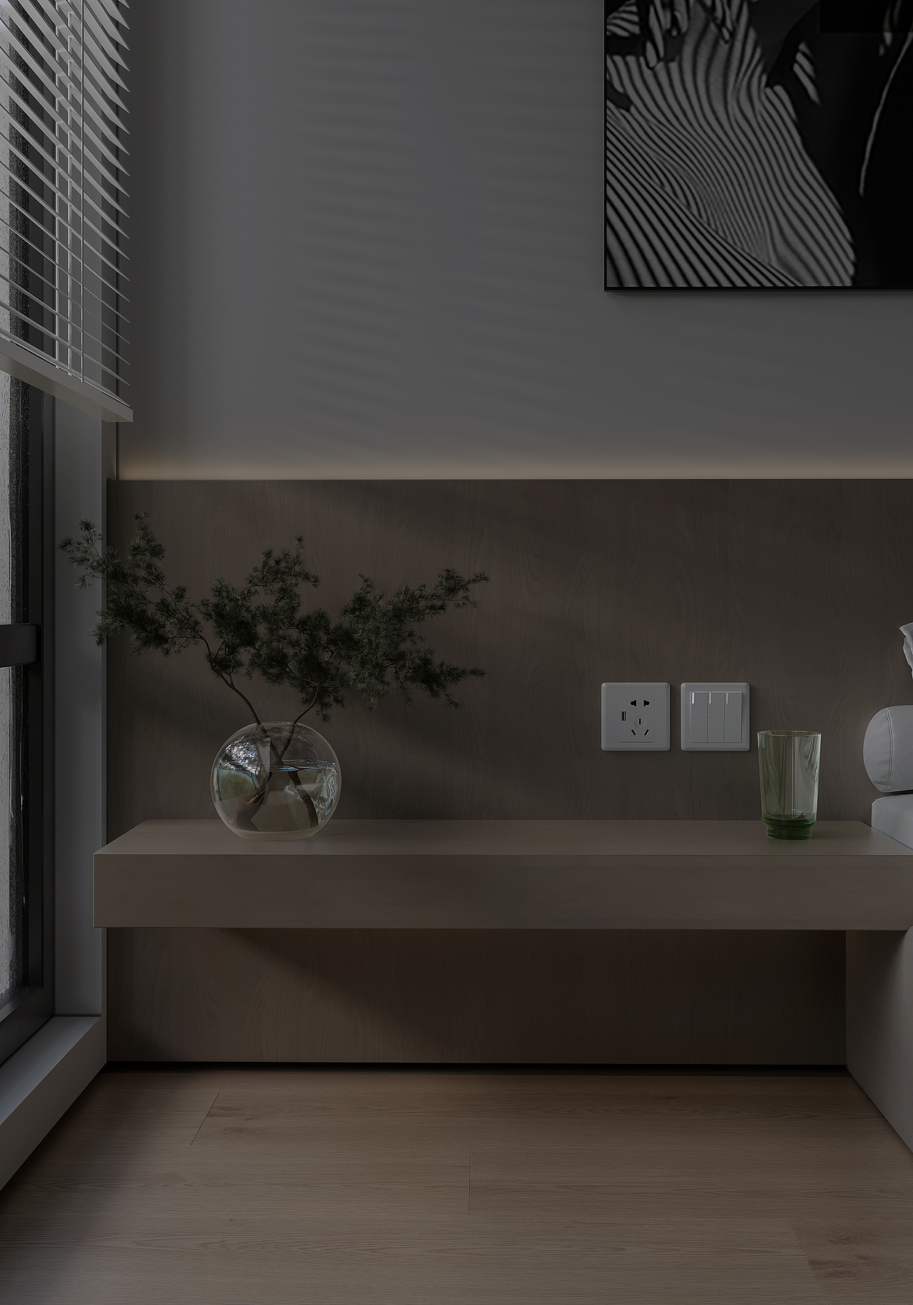 現(xiàn)代臥室（圖ZMzA3NzEzODI4） - 家裝設(shè)計 - 站酷設(shè)計師A天王蓋地虎原創(chuàng)素材 - 站酷ZCOOL