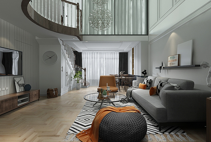 家装设计《北欧风格》（图ZMjMzODE4ODgw） - 家装设计 - 站酷设计师Moon设计工作室原创素材 - 站酷ZCOOL