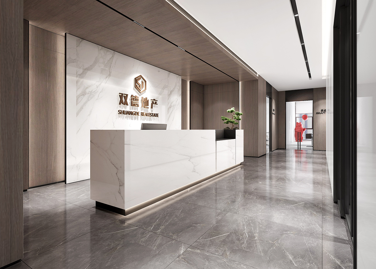 壹创设计 |双德国际商场办公室：现代之形，东方臻境（图ZMjg0NzAwOTYw） - 商业空间设计 - 站酷设计师壹创设计A原创素材 - 站酷ZCOOL