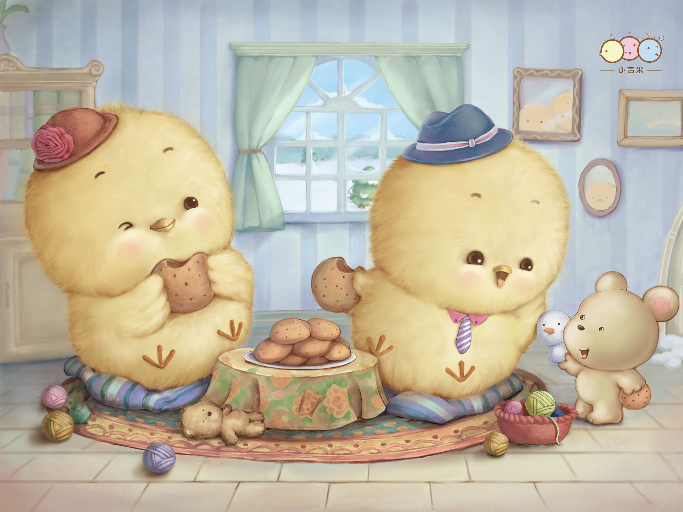 萌萌小鸡|插画|商业插画|尘世独唱 - 原创作品 - 站酷 (zcool)