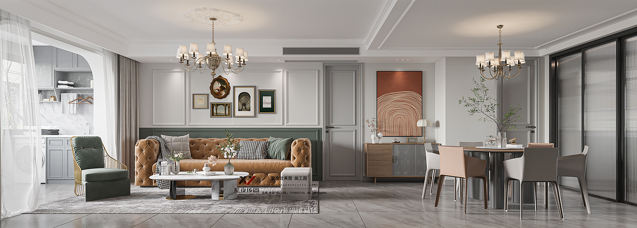 混搭法式复古——优化生活动线,营造别致复古氛围感。