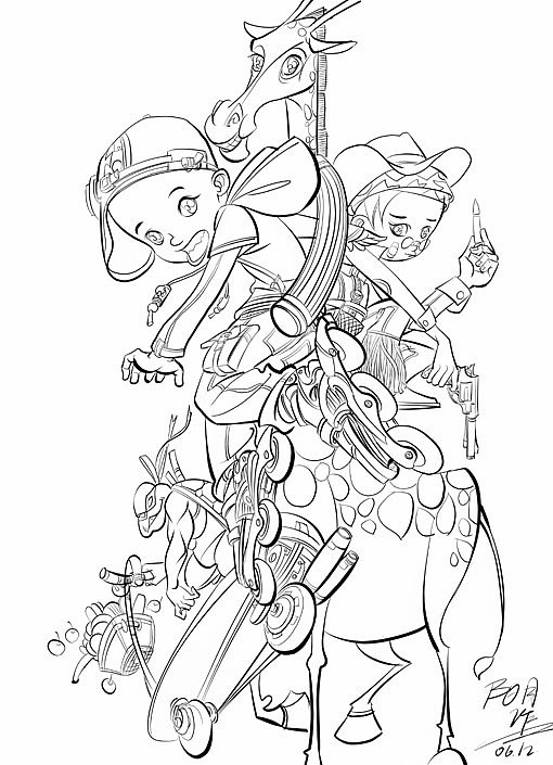 儿童插图（一）连环画、插图、漫画（图ZOTA2Nzc3NDQ=） - 儿童插画 - 站酷设计师杨越绘画原创素材 - 站酷ZCOOL