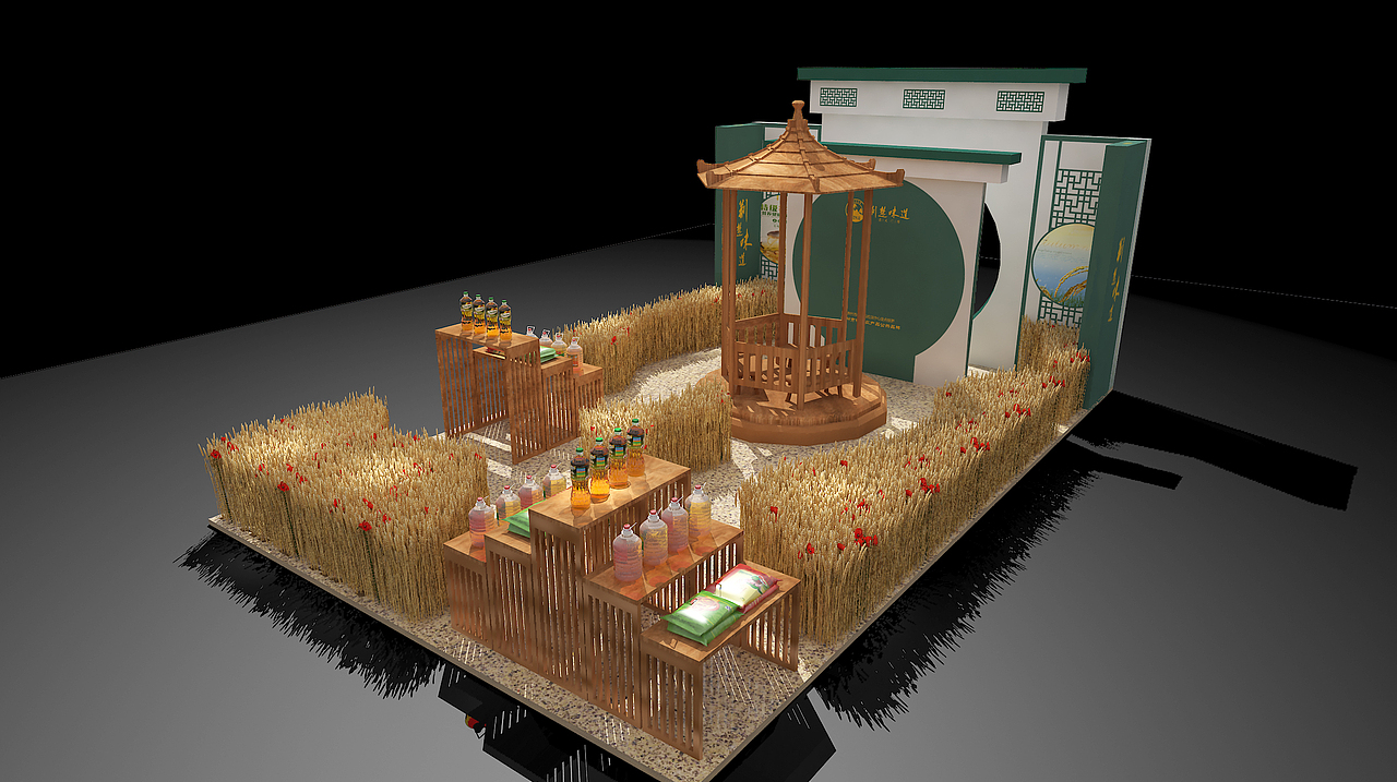 粮食,农产品展位|空间|展陈设计|weibang设计_原创作品-站酷(zcool)