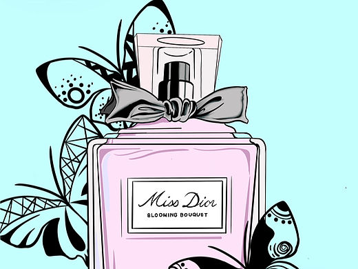 迪奥香水海报