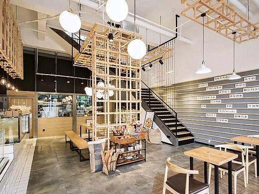 成都咖啡厅设计|时尚简约咖啡厅设计