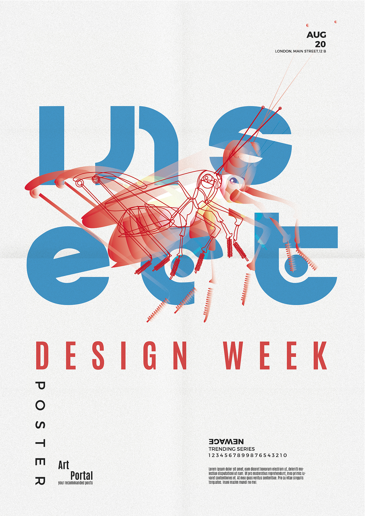 昆虫海报北京/平面设计师/3年前/105浏览哎哟吆