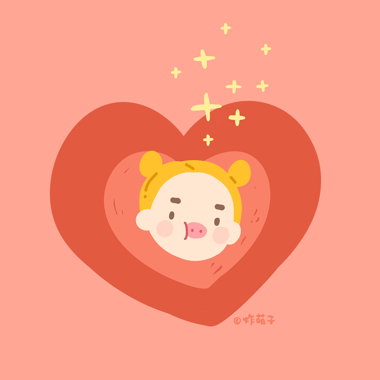 猪年大吉 | 猪猪女孩就是我 插画随笔