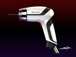 简约款电钻建模渲染