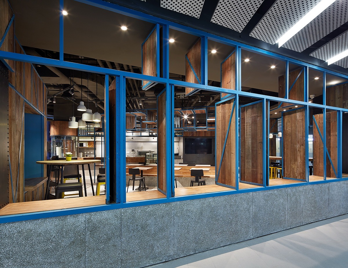 北京快餐厅设计效果图