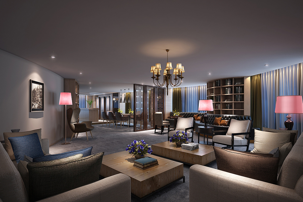 会所|空间|家装设计|效果图小静 - 原创作品 - 站酷 (zcool)