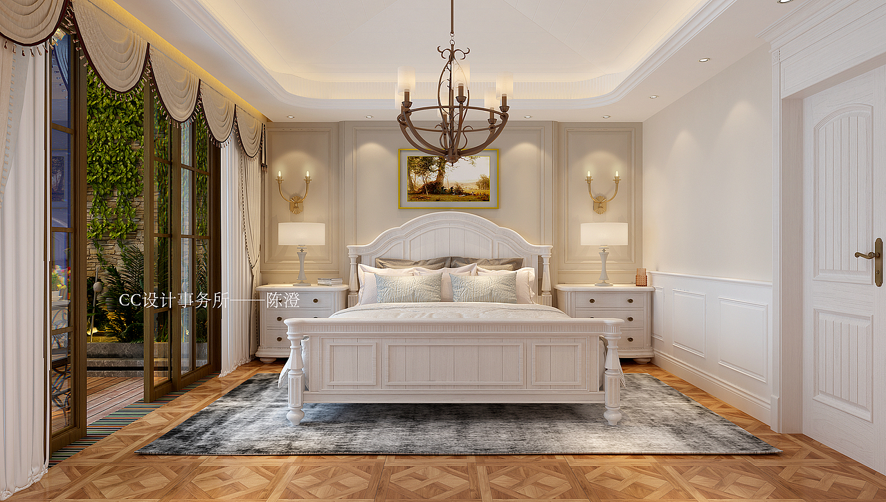 《CC设计事务所》 龙湾国际——乡村美式（图ZMjYxMjkxNTky） - 家装设计 - 站酷设计师湖南澄舍建构原创素材 - 站酷ZCOOL