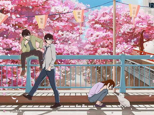 《读我》系列插画作品