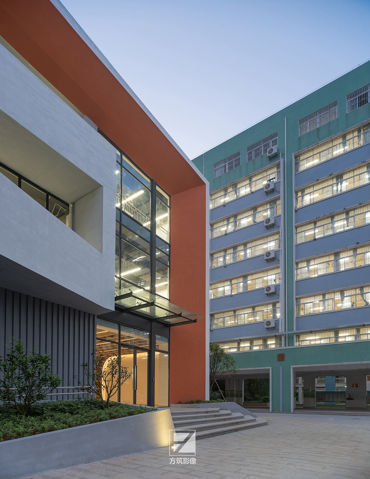 广东韶关仁化县仁化中学图书馆（图ZMjUzNTAxOTk2） - 环境/建筑摄影 - 站酷设计师上海方筑影像原创素材 - 站酷ZCOOL