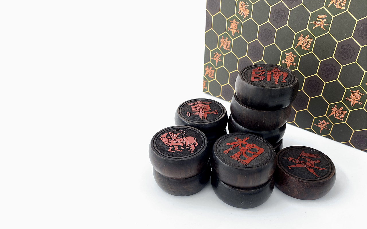 民族文化文创设计|象形图腾中国象棋