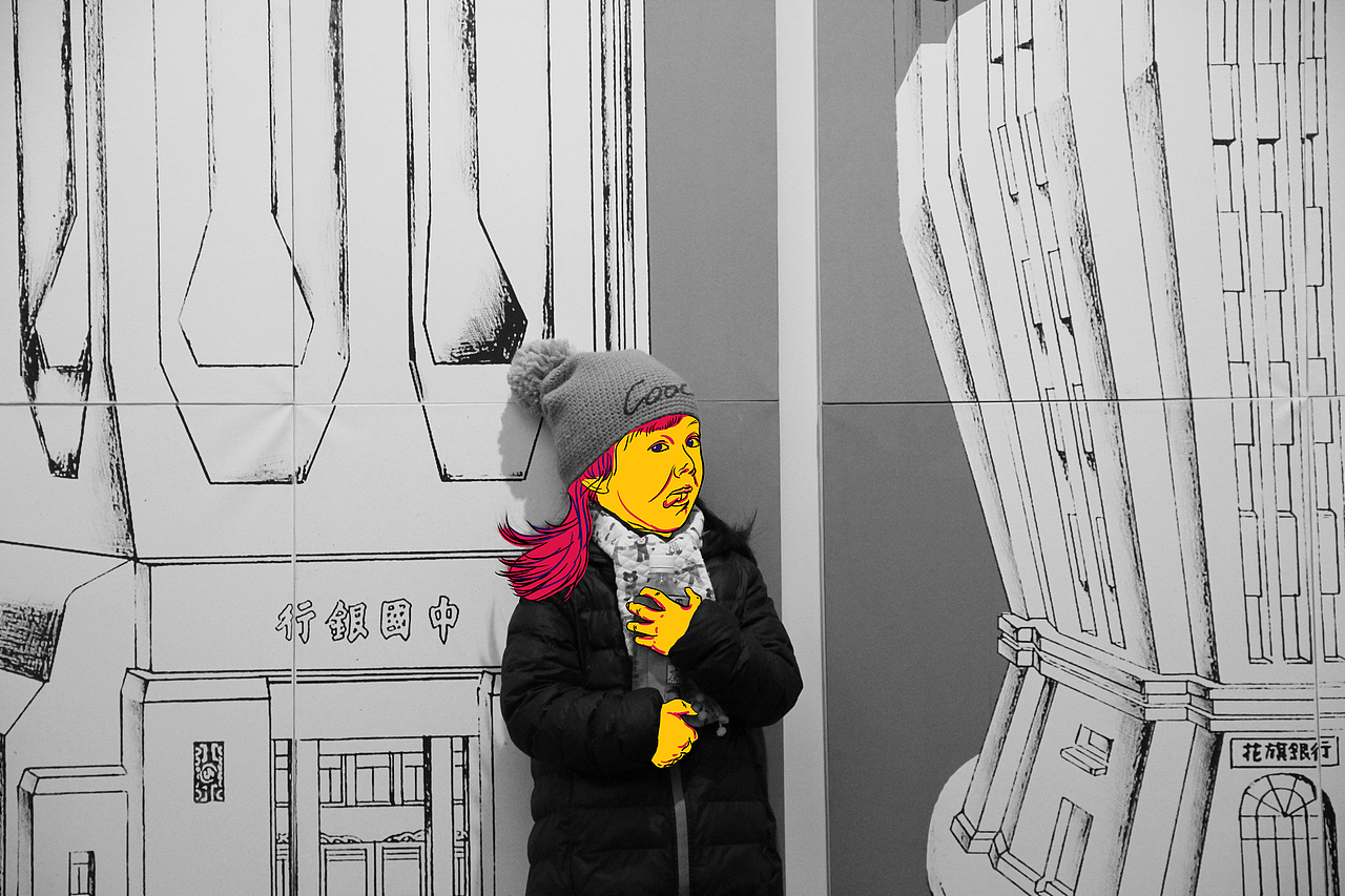 凡人往日-摄影插画的结合