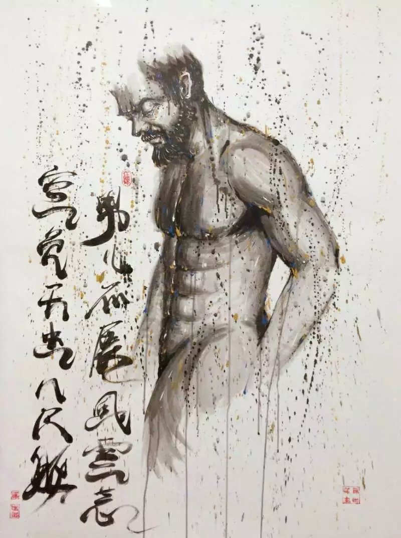李贵君男性题材的画作图片