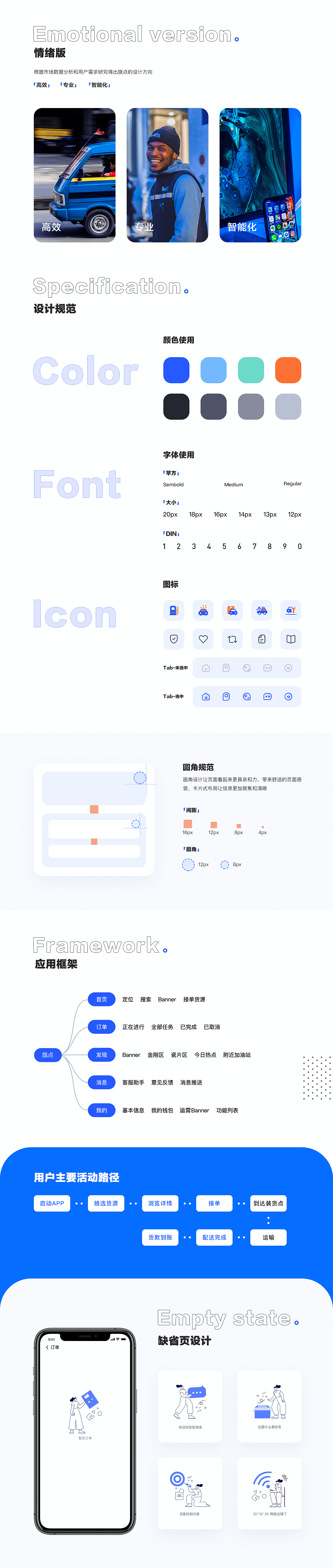 旗点运输-货源、物流、配送、运输、UI界面设计（图ZMjMyOTkyOTk2） - APP界面 - 站酷设计师紫夜_Luly原创素材 - 站酷ZCOOL