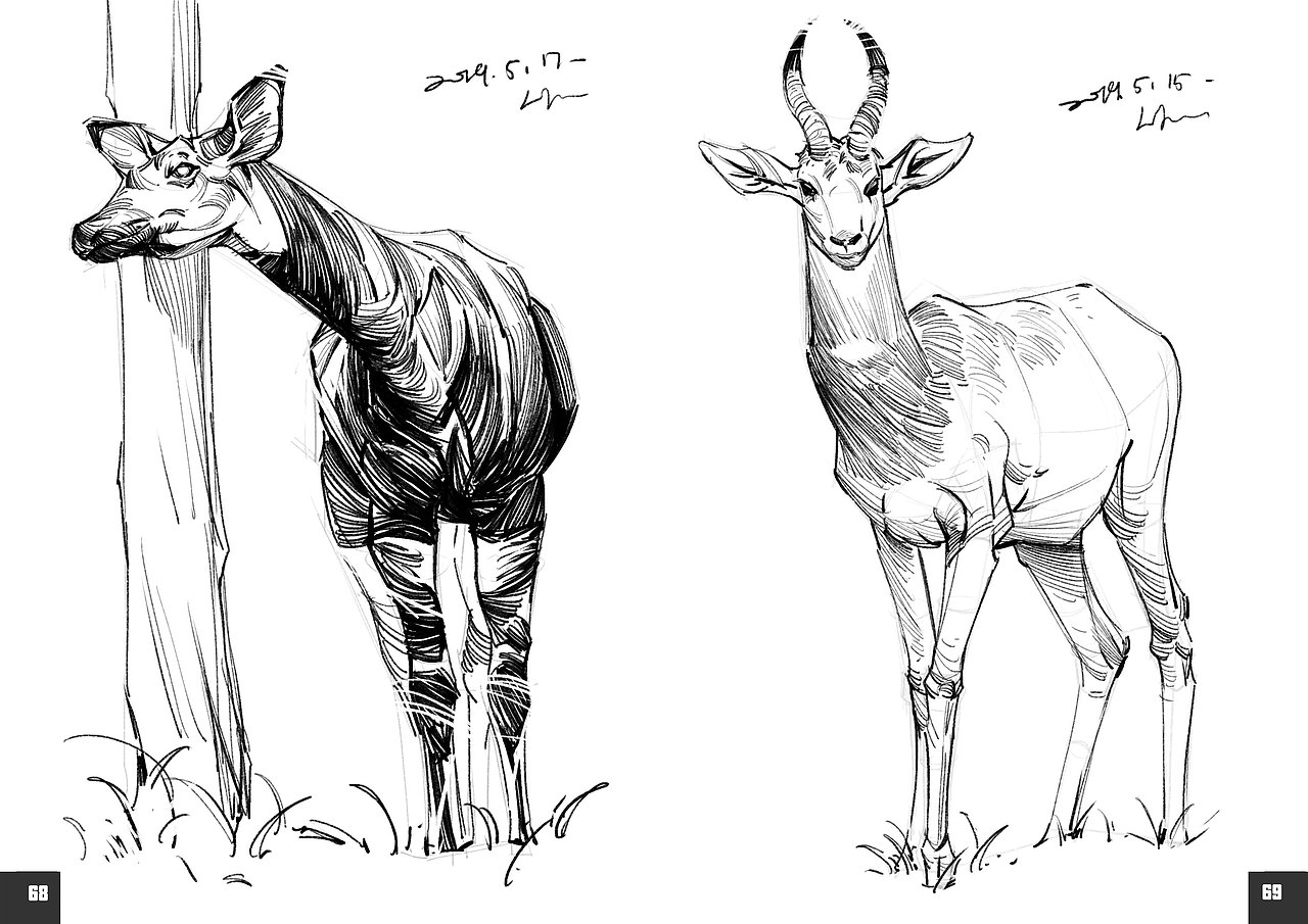 2019速写簿（图ZMTkyODg0MDE2） - 绘画 - 站酷设计师半岛酒徒原创素材 - 站酷ZCOOL