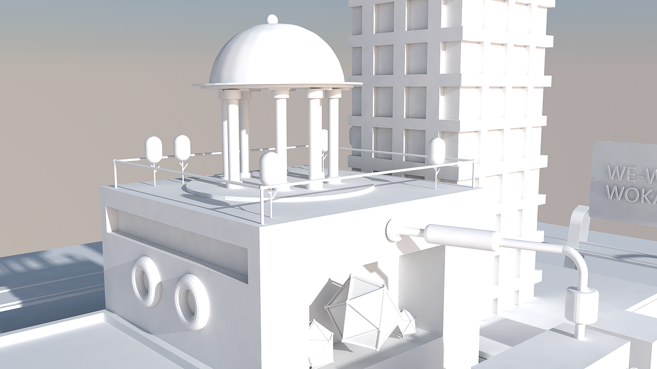 城市 C4D（图ZMTM2NjExNzY4） - 建筑/空间 - 站酷设计师小熊_xyr原创素材 - 站酷ZCOOL