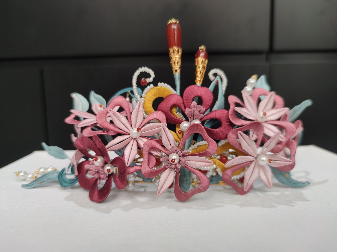 非遗缠花|手工艺|首饰设计|金水蒖 - 原创作品 - 站酷 (zcool)