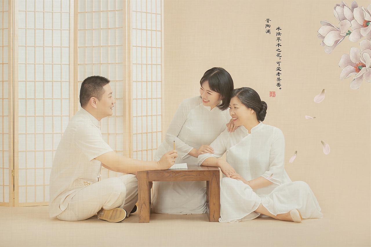 全家福中国风系列（图ZMjQwNzgyNzYw） - 人像摄影 - 站酷设计师同类社Studio原创素材 - 站酷ZCOOL