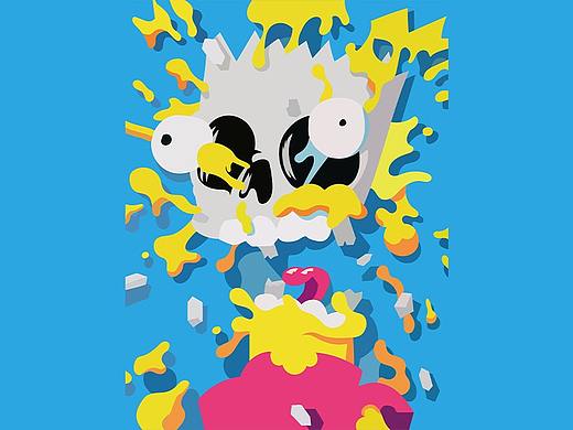 The Simpsons（個人主頁-ZNDQxNzgwNzY=） - 創(chuàng)作習作 - 站酷設計師Afannn原創(chuàng)素材 - 站酷ZCOOL