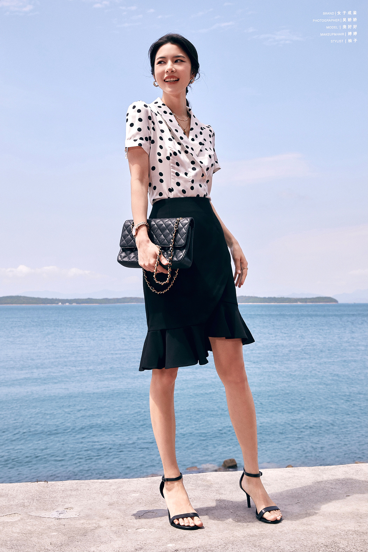 海边休闲女装Look