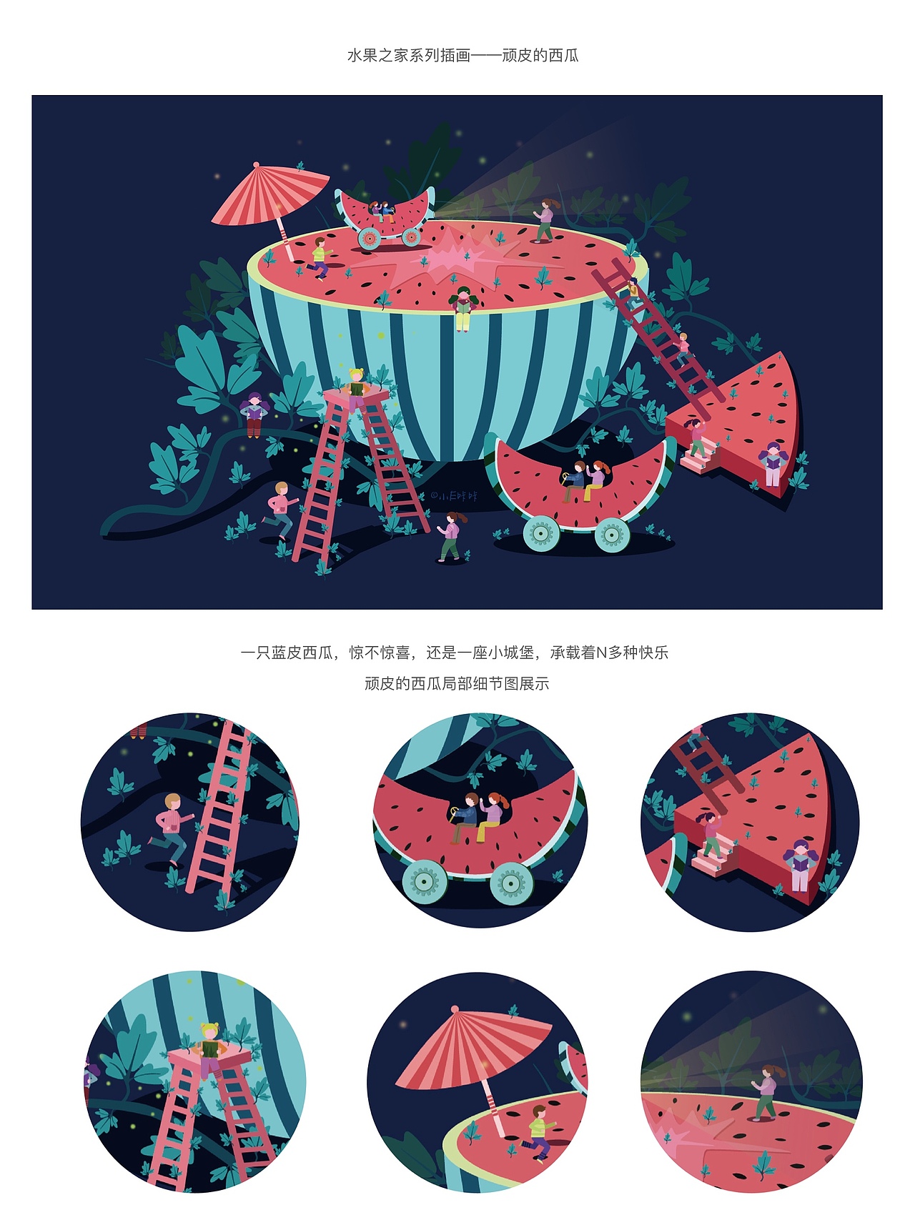 水果之家系列插画整理
