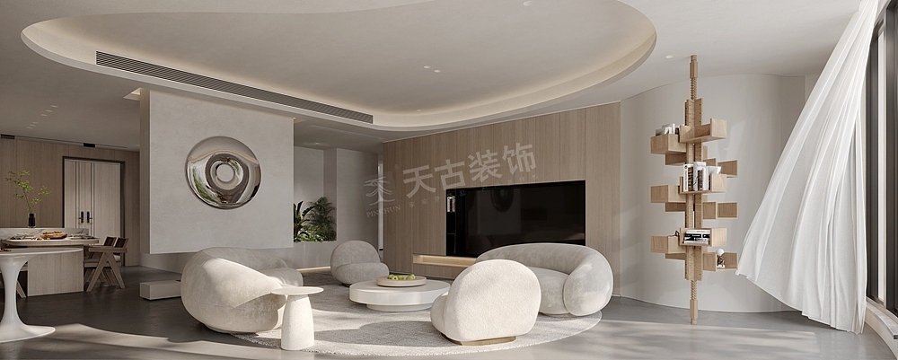 南滨特区装修,重庆侘寂风格设计公司,天古设计师李琼