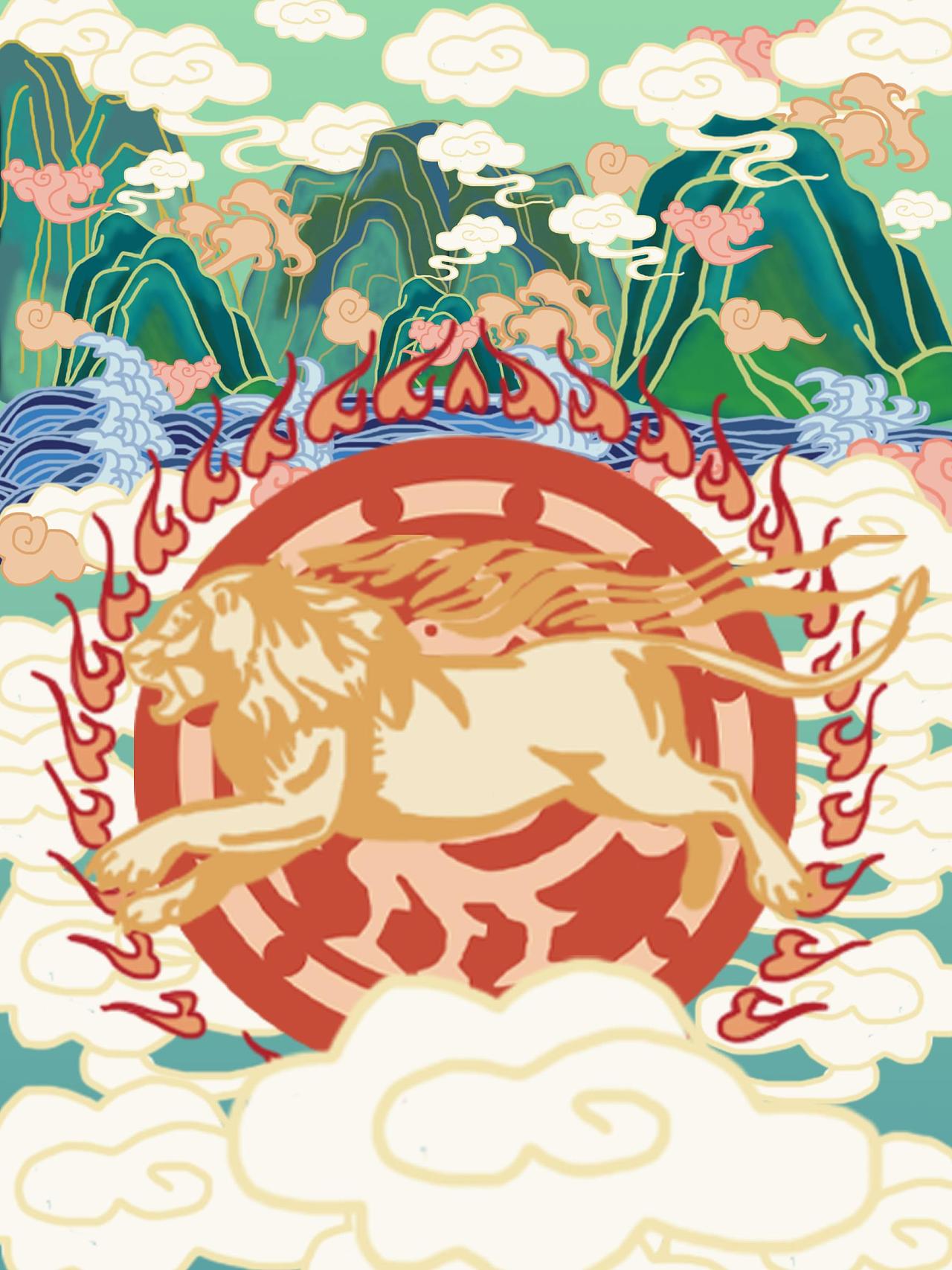 图腾,信仰之光|插画|商业插画|秋秋水 - 原创作品 - 站酷 (zcool)