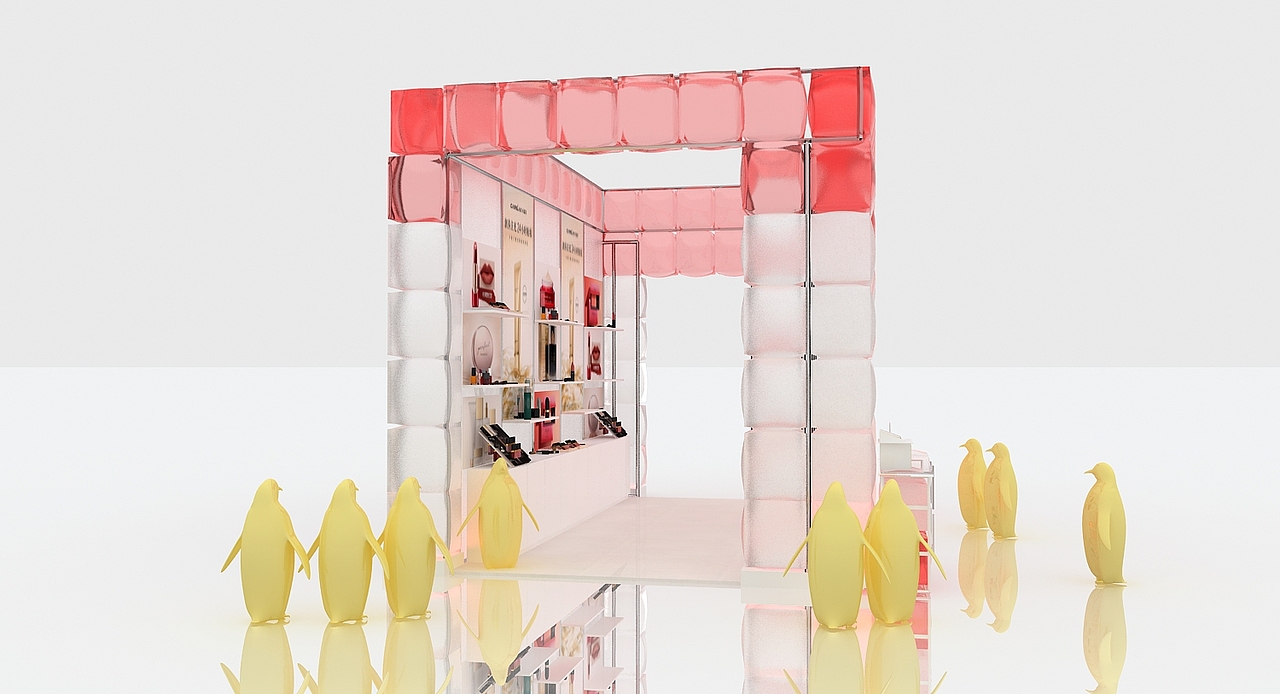 卡姿兰线下点位设计（图ZMzI4ODEzOTU2） - 展陈设计 - 站酷设计师弹射空间设计原创素材 - 站酷ZCOOL