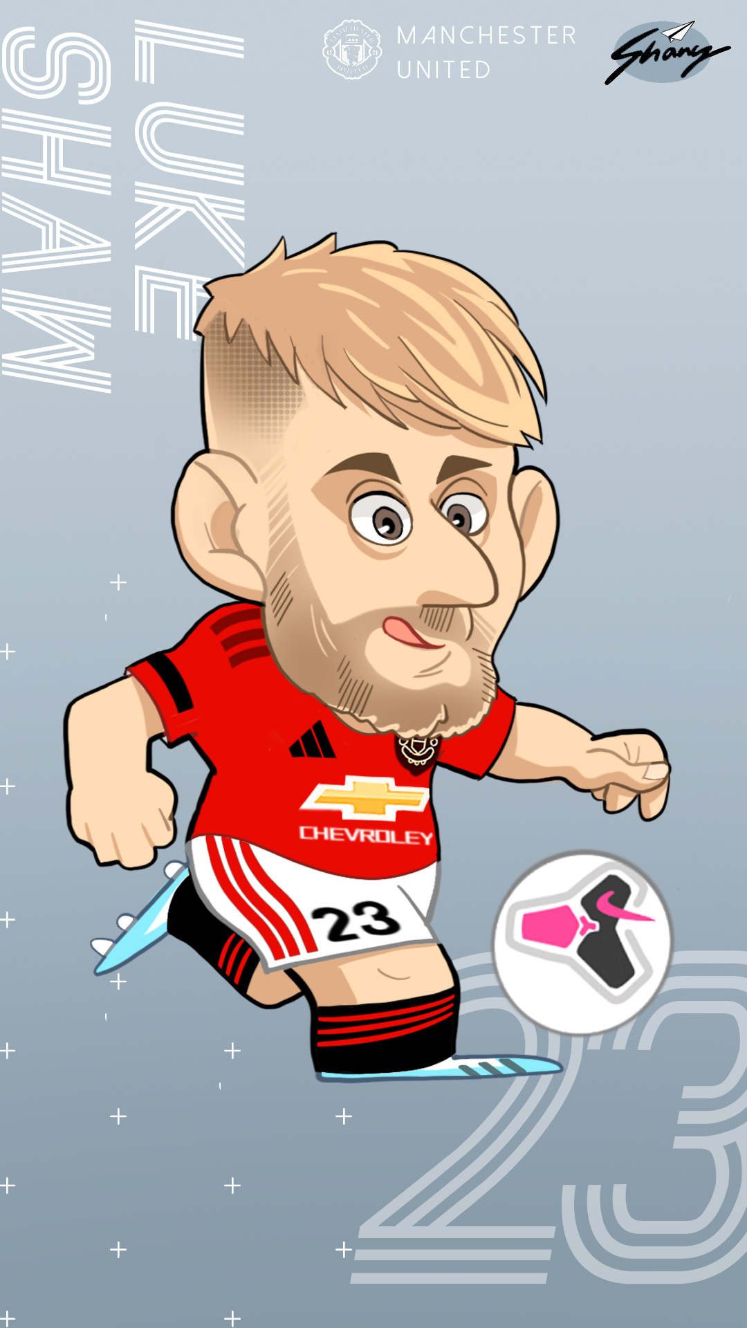 曼联24人插画作品