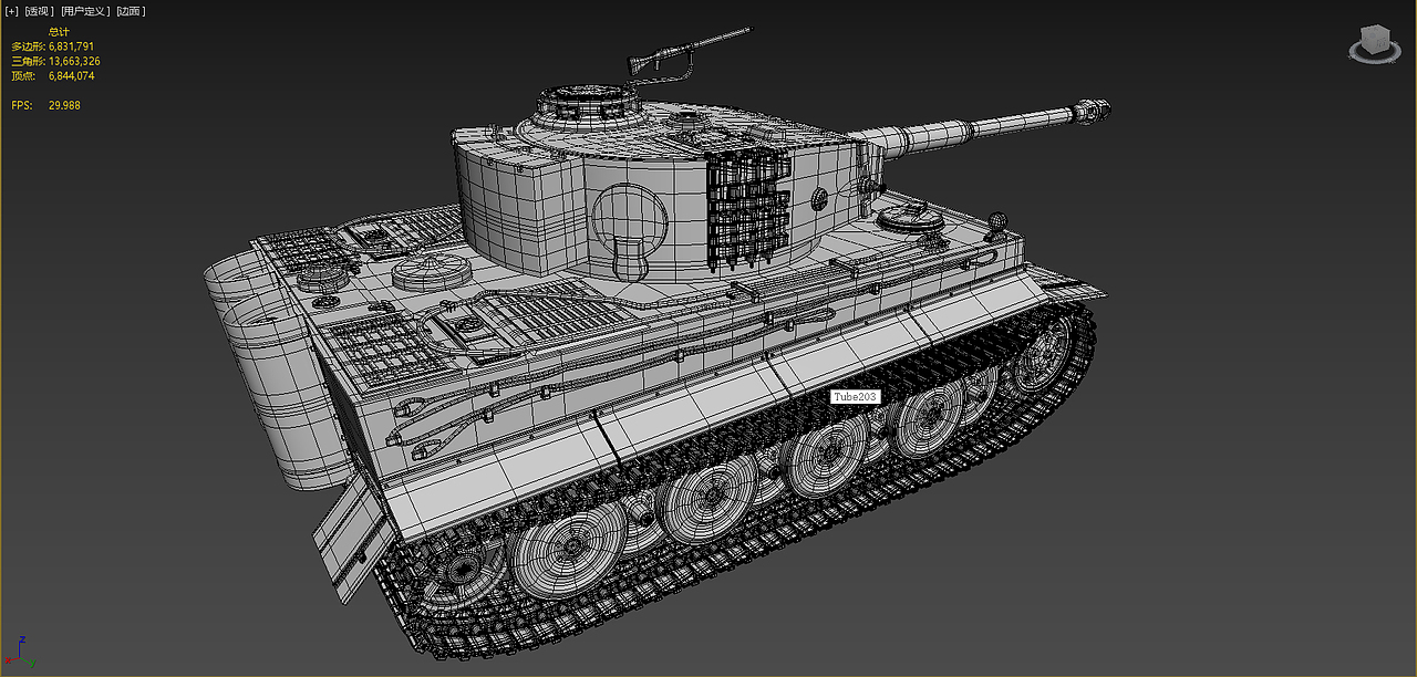 虎式坦克建模練習(xí)（圖ZMjEwMjQzNDgw） - 機械/交通 - 站酷設(shè)計師牧之悠原創(chuàng)素材 - 站酷ZCOOL