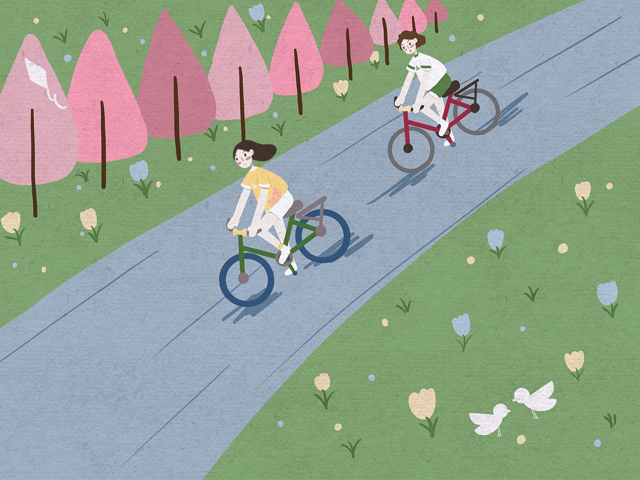 春日野餐系列插画（图ZMjAzNzcwOTQ4） - 创作习作 - 站酷设计师加加加零呀原创素材 - 站酷ZCOOL