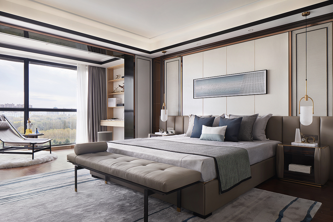 自然与生活的自由艺术观景而自在观境则舒惬的家居空间