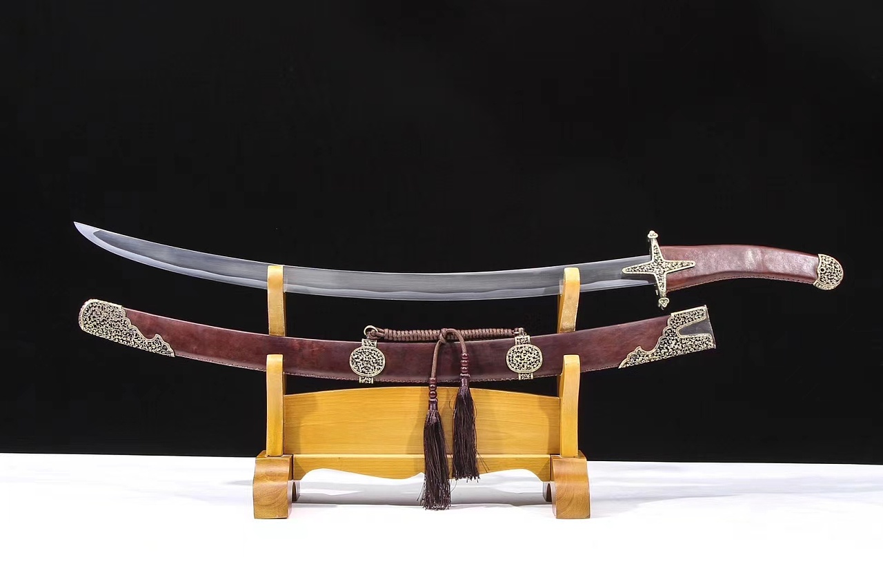 元弯刀刃口上研真牛皮鞘 和风堂美术刀剑