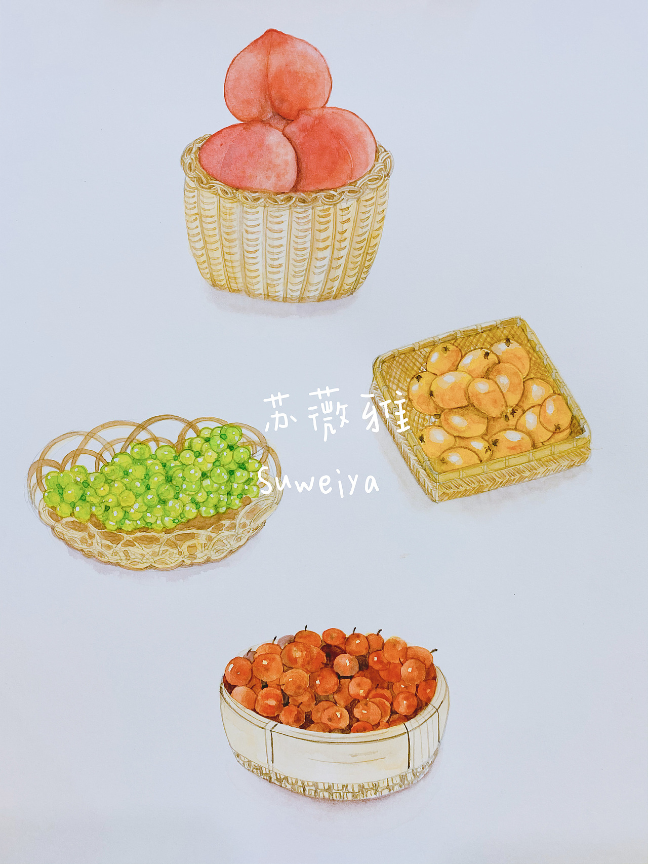 十月的水彩之旅（图ZMjMwNDI4OTc2） - 创作习作 - 站酷设计师苏薇雅原创素材 - 站酷ZCOOL