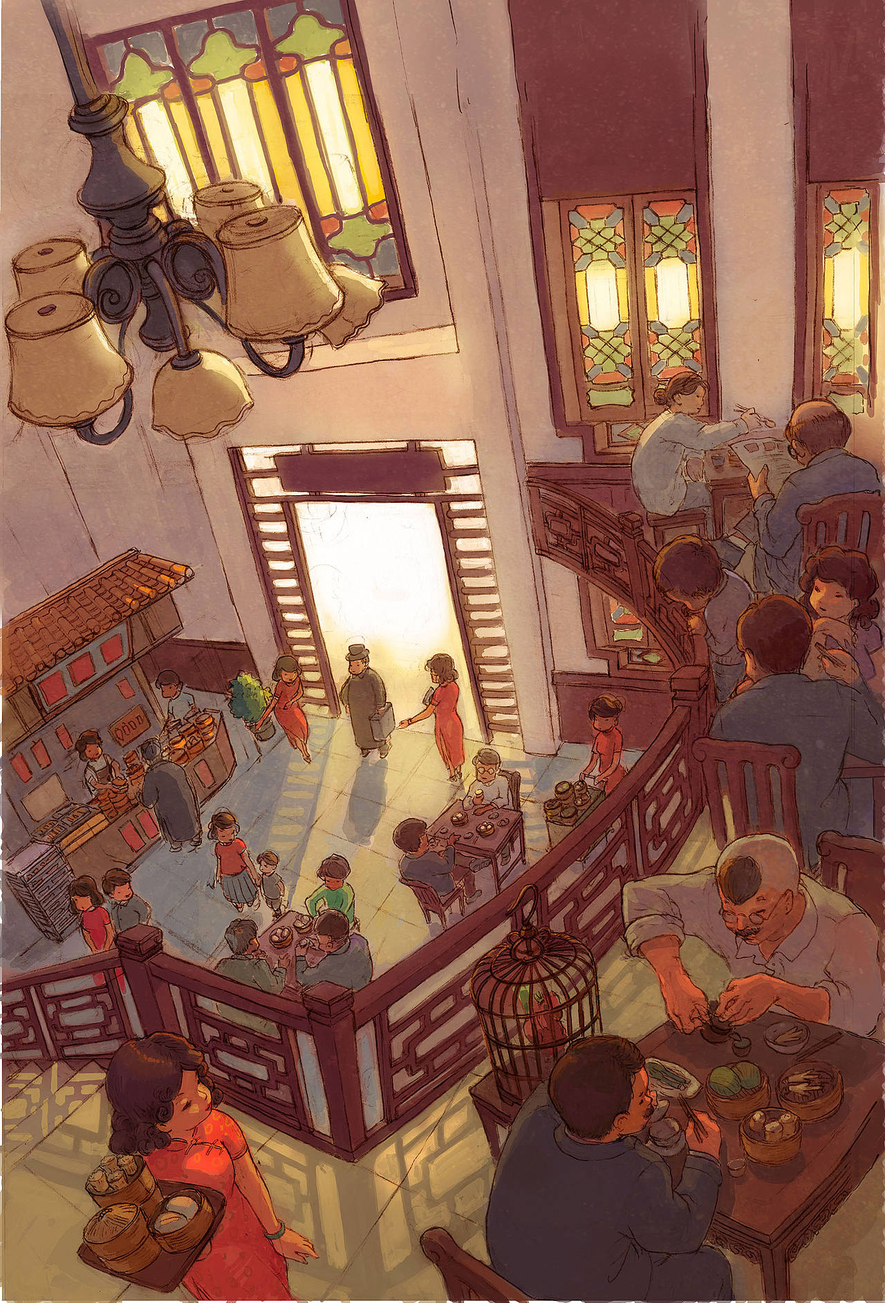 "广东道至正"插画（图ZMjMyMzc3NjQ=） - 商业插画 - 站酷设计师KinYip原创素材 - 站酷ZCOOL