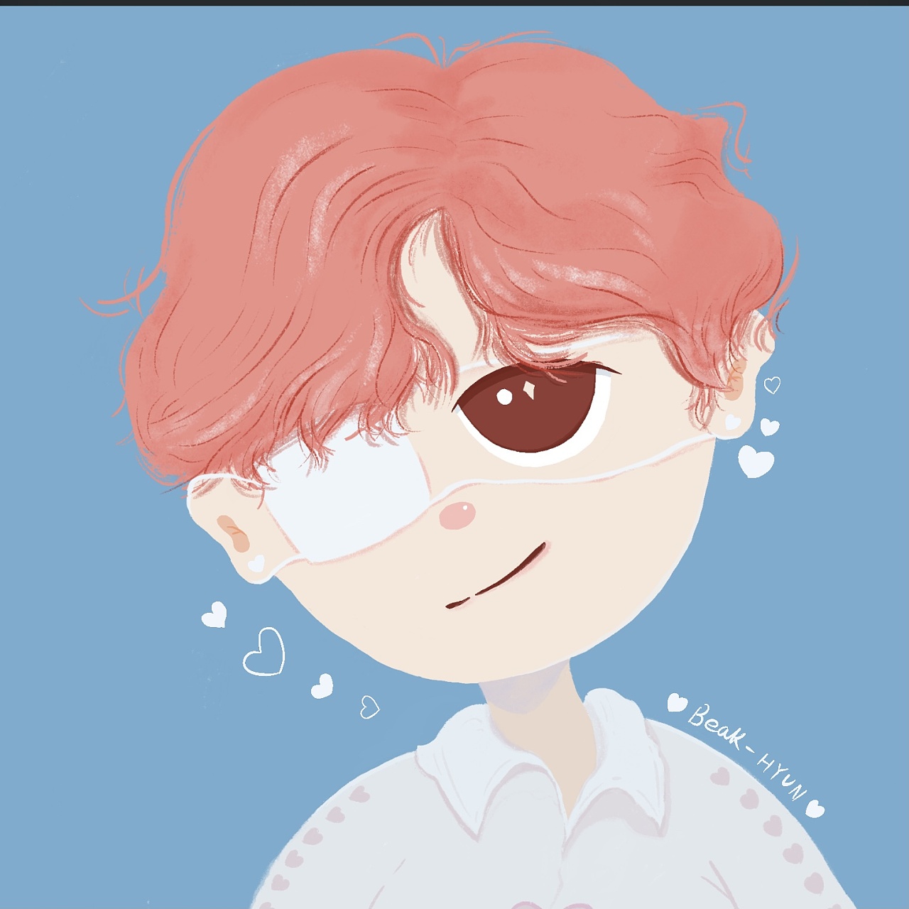 exo系列②|手绘头像|边伯贤 0506