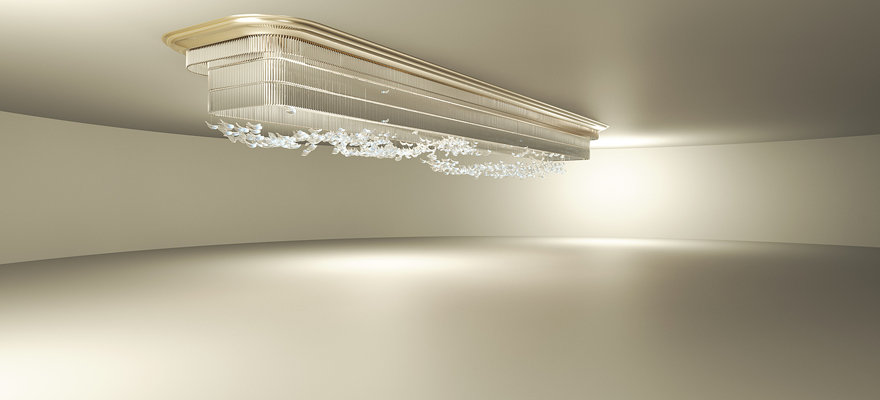 灯具类-酒店/宴会厅/豪宅花灯（图ZMTQyNDQxMDQw） - 商业空间设计 - 站酷设计师Davey丶原创素材 - 站酷ZCOOL