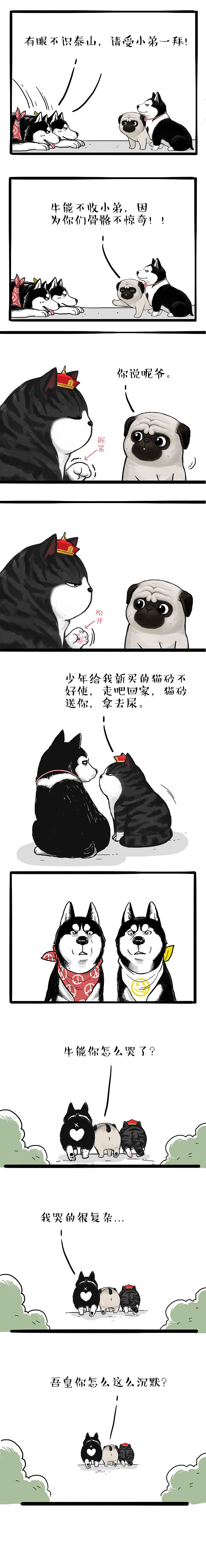 五年了，巴扎黑的智商终于上线了……（图ZMTc3OTk3ODky） - 中/长篇漫画 - 站酷设计师吾皇的白茶原创素材 - 站酷ZCOOL