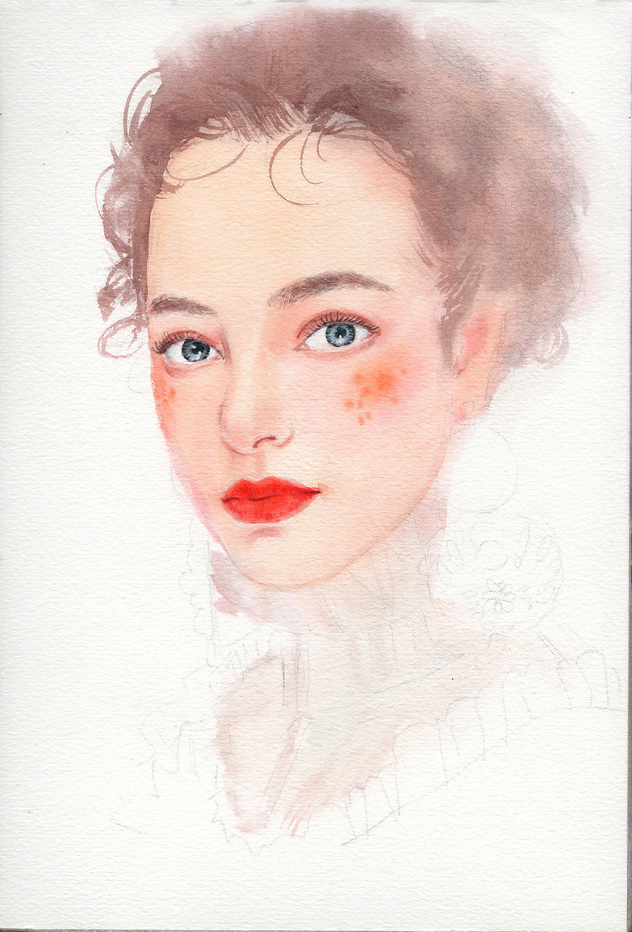 一些水彩人物练习（图ZMTUxNDI0Mzc2） - 绘画 - 站酷设计师TangKn原创素材 - 站酷ZCOOL