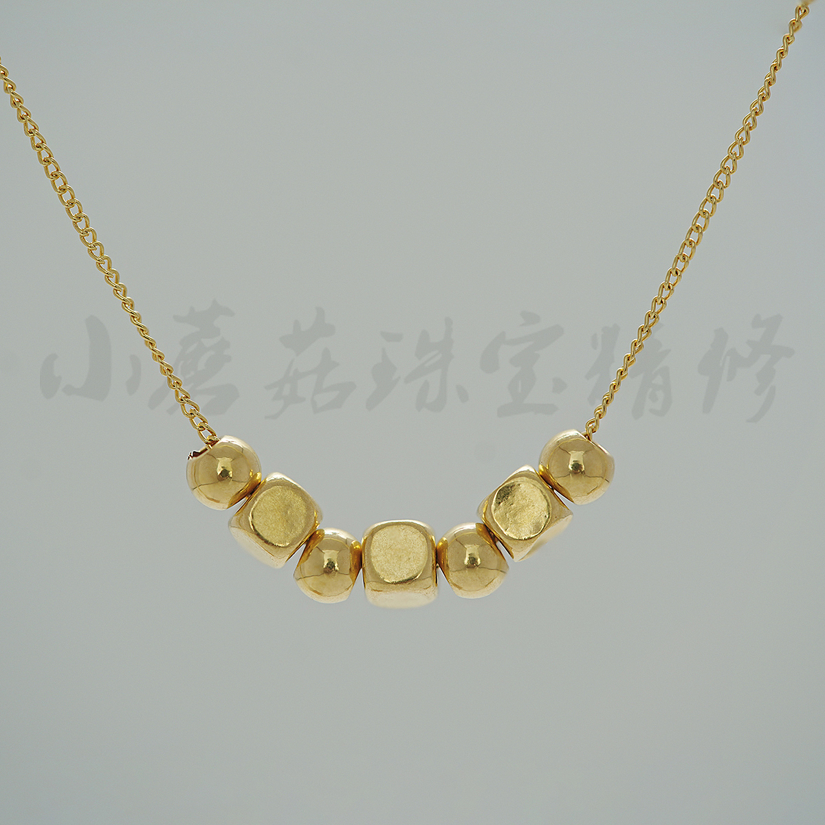 如何修黄金吊坠