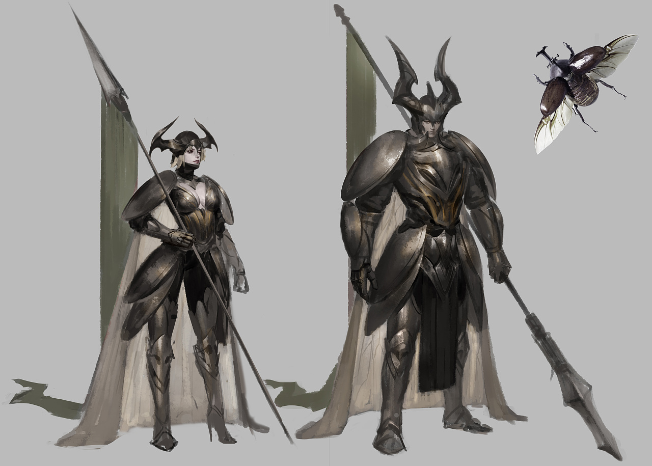 魔神|插画|游戏原画|影子yinzi - 原创作品 - 站酷 (zcool)