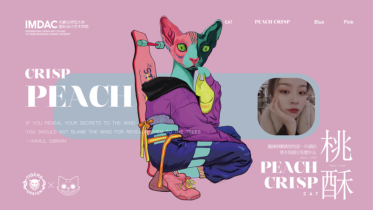 PEACH CRISP CAT | 个人形象设计（图ZMTk4Nzk1NDAw） - 品牌 - 站酷设计师tigers设计原创素材 - 站酷ZCOOL