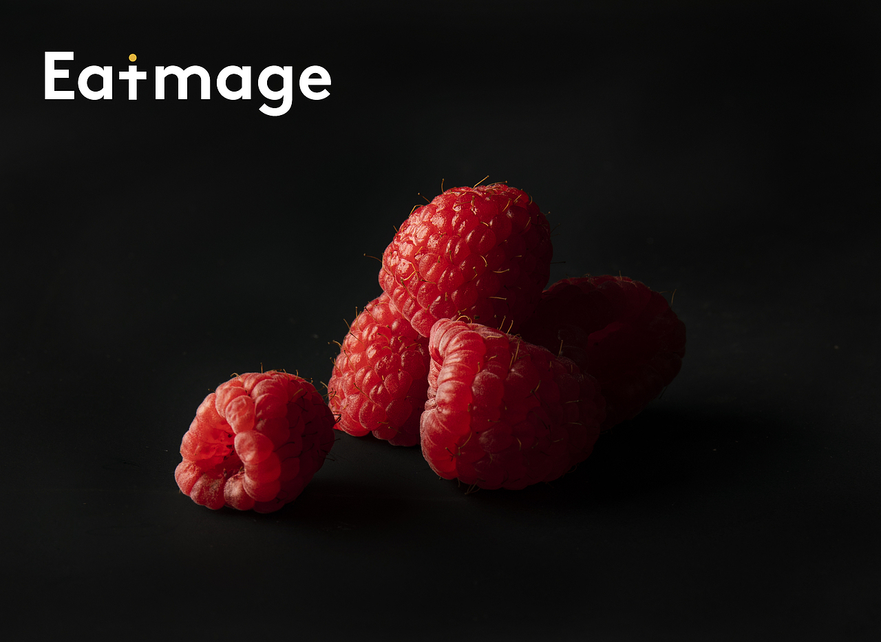 一组暗色调食材图